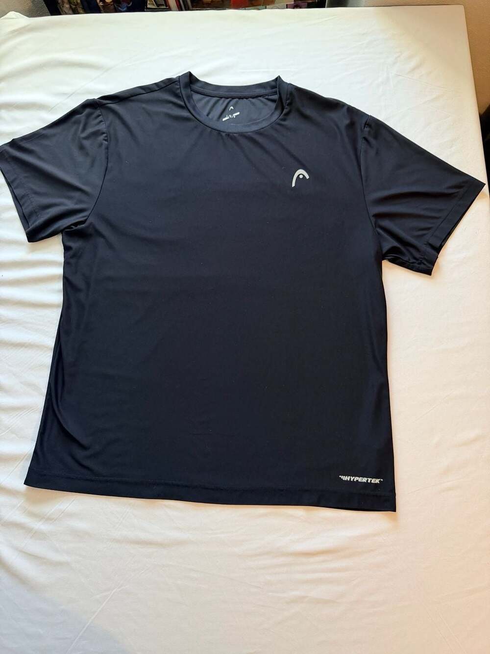 Head Men's Score Hypertek Tennis Crew Shirt (black) Size Large